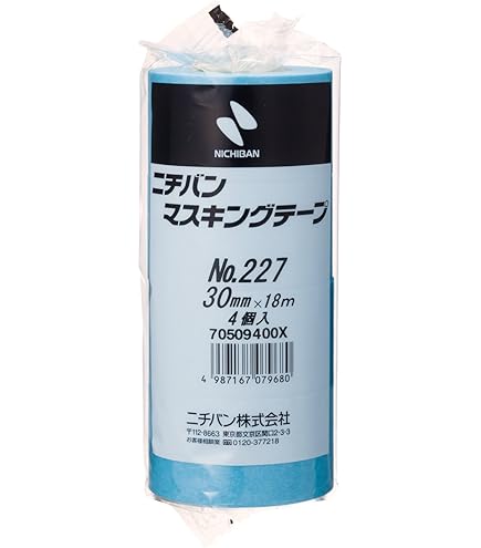 Amazon.co.jp: ニチバン マスキングテープ 4巻入 30mm×18m 2311H-30